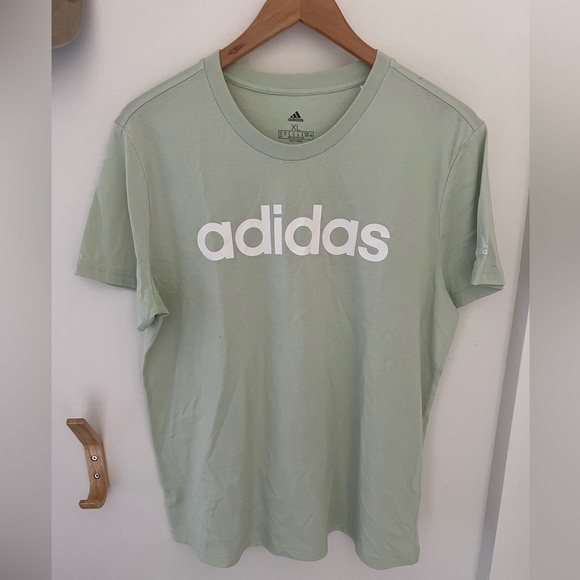 Adidas Mint Short Sleeve Active Running Shirt - Picture 1 of 3